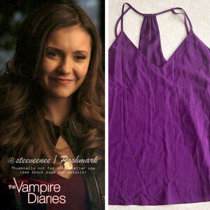 Alice + Olivia Stretch Silk Double-Strap Camisole